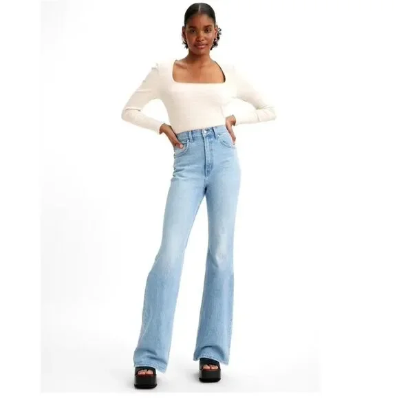 Levi’s 70’s High Flare jeans denim 29 - Picture 3 of 12